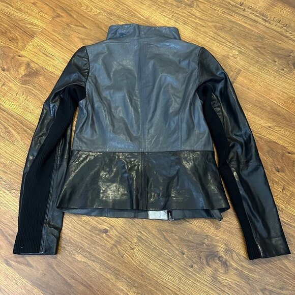 Vince Leather moto Jacket - Picture 7 of 11